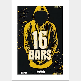 16 Bars - Design 1 (Male Version) Posters and Art